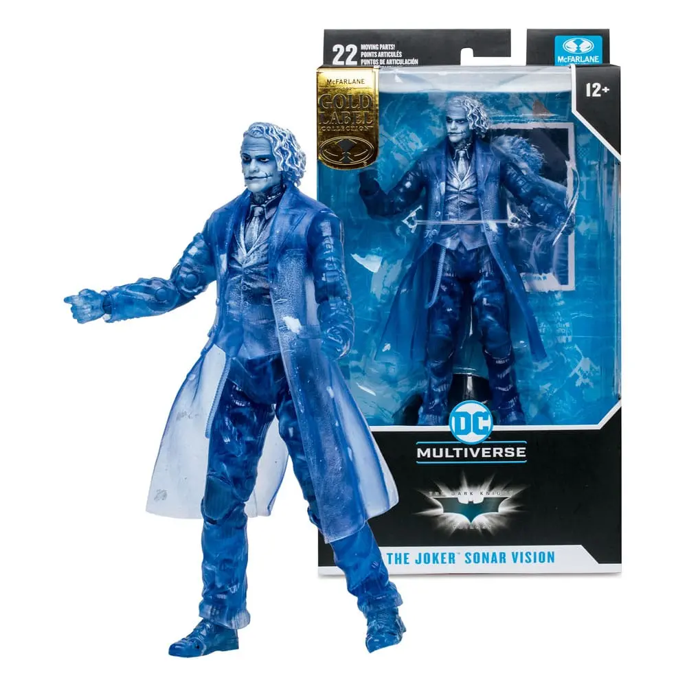 DC Multiverse Actionfigur The Joker (The Dark Knight) (Sonar Vision Variant) (Gold Label) 18 cm Produktfoto