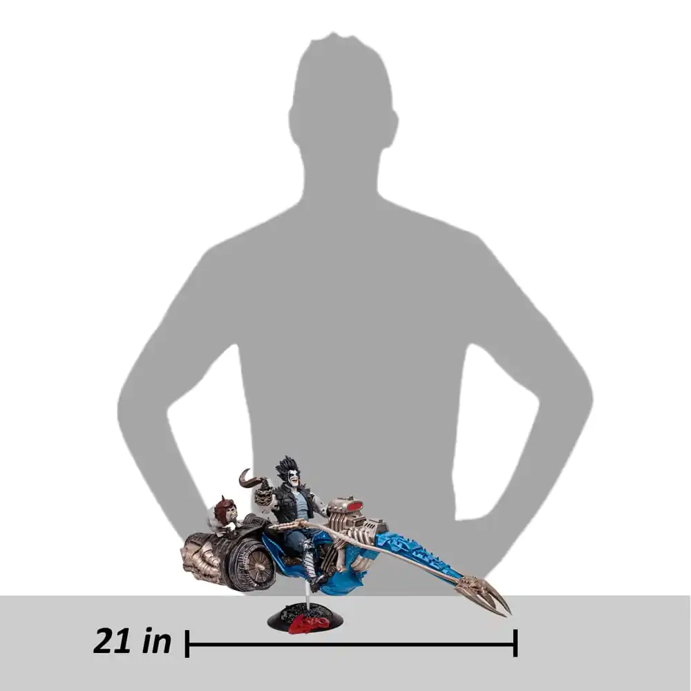 DC Multiverse Fahrzeug Lobo with Spacehog (Gold Label) Produktfoto