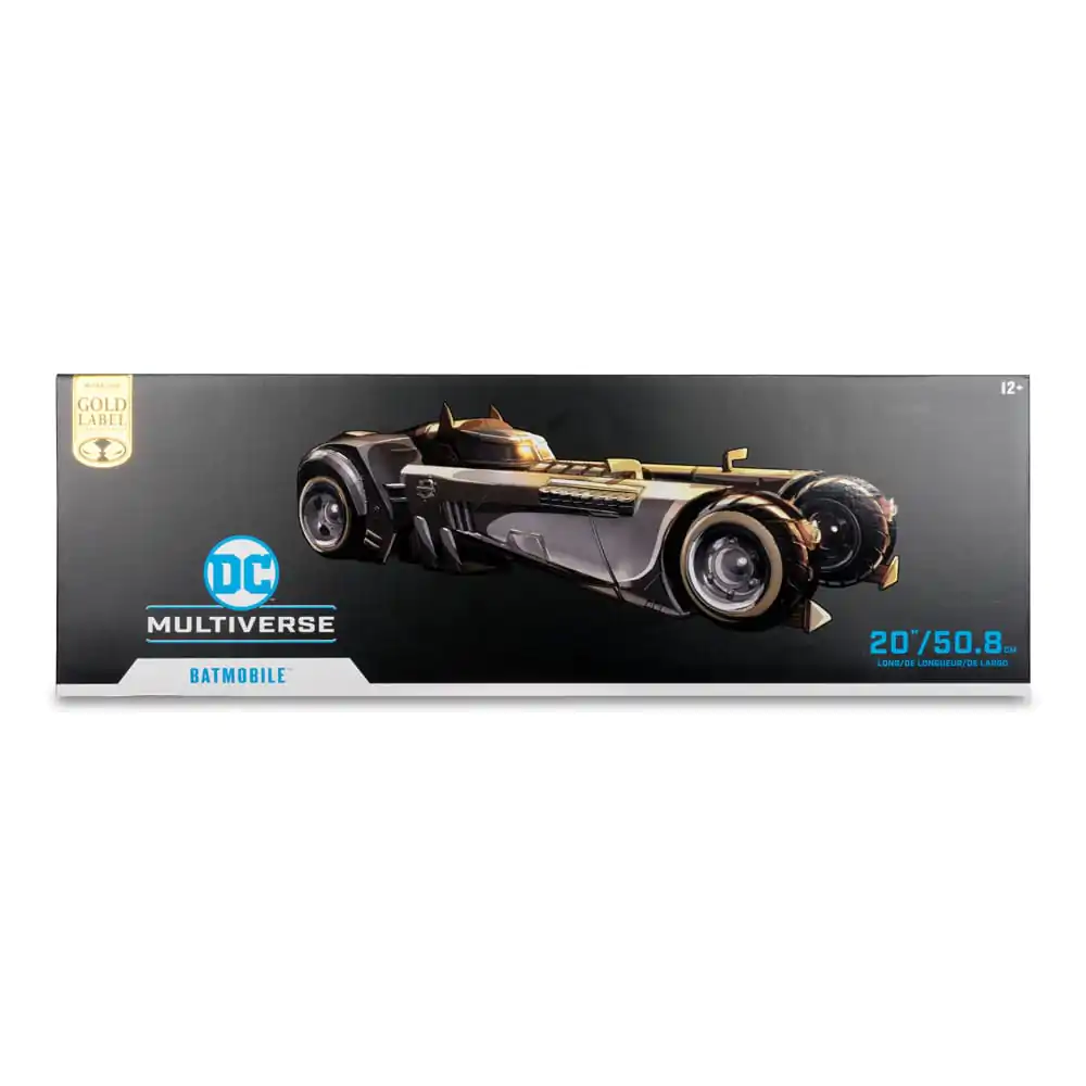 DC Multiverse Fahrzeug White Knight Batmobile (Gold Label) 18 cm Produktfoto