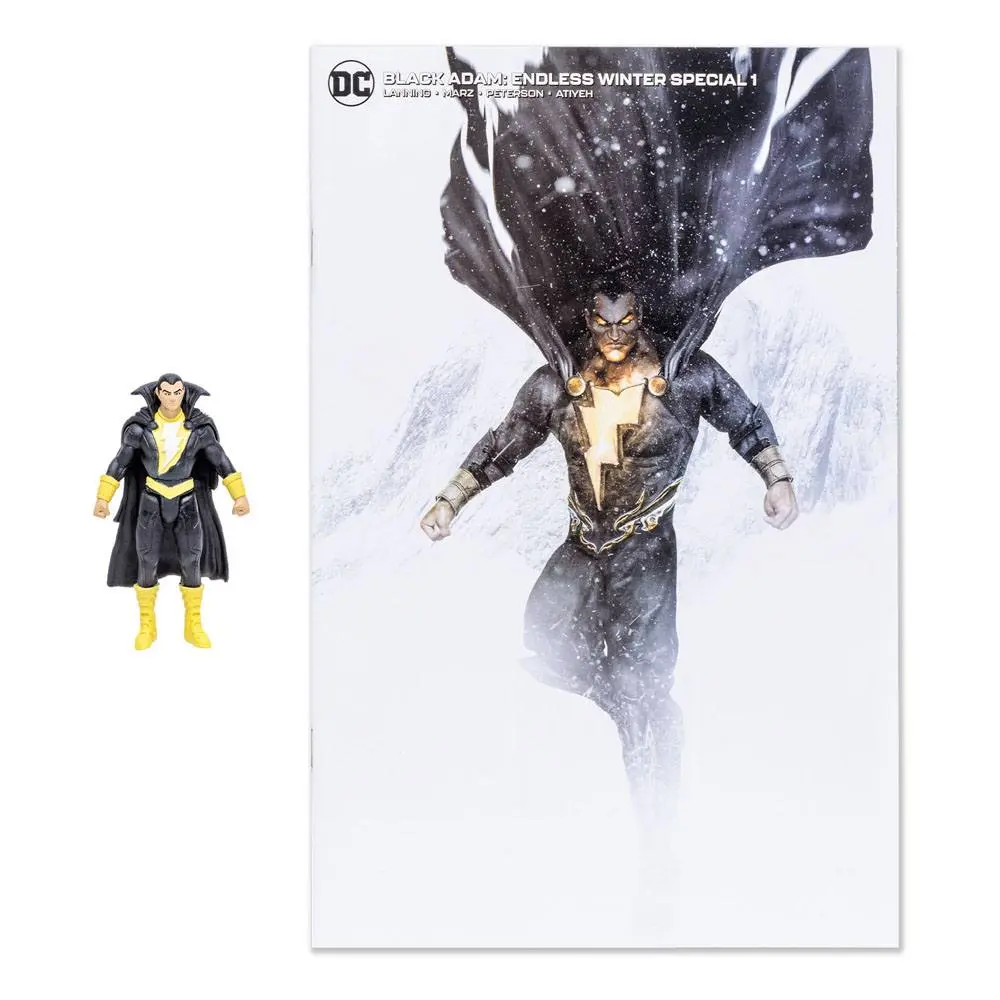 DC Page Punchers Actionfigur & Comic Black Adam (Endless Winter) 8 cm termékfotó