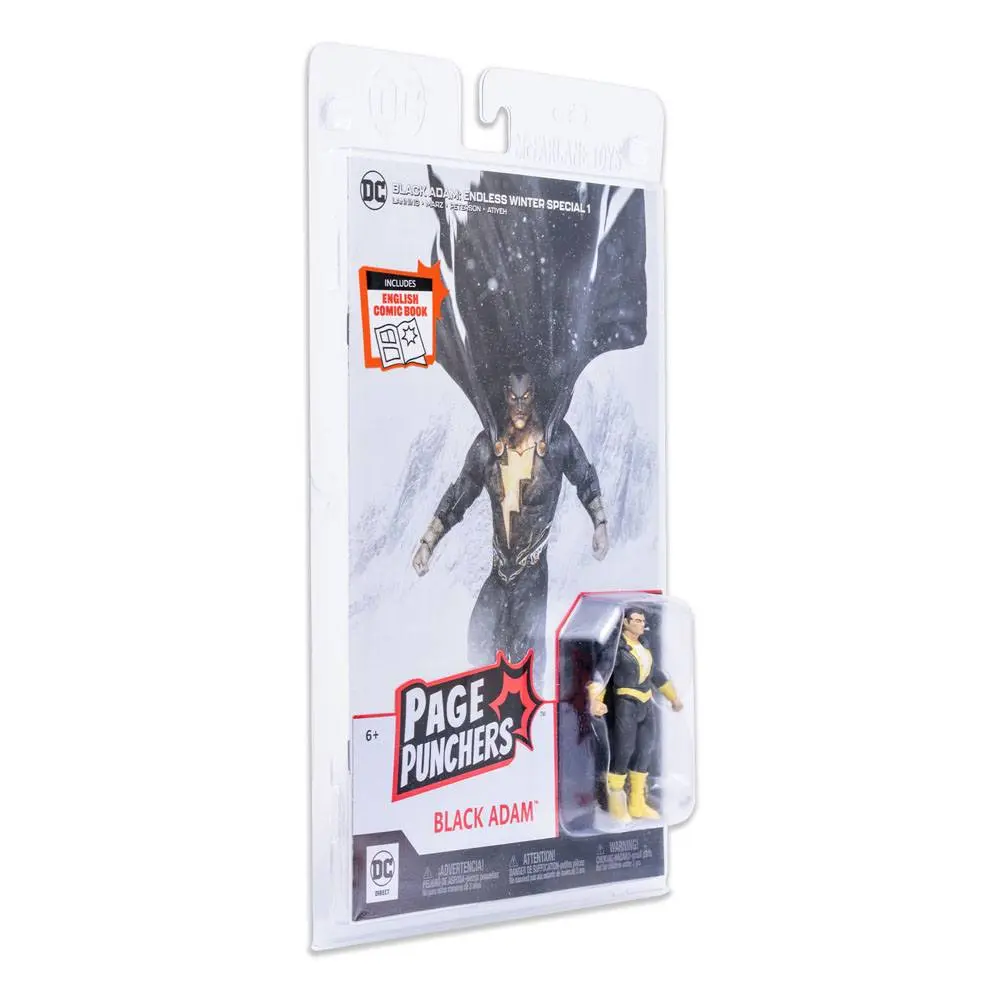 DC Page Punchers Actionfigur & Comic Black Adam (Endless Winter) 8 cm termékfotó