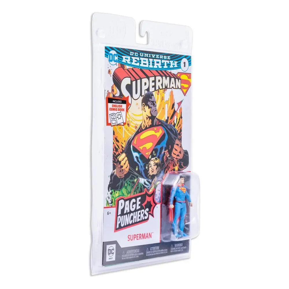 DC Page Punchers Actionfigur & Comic Superman (Rebirth) 8 cm termékfotó
