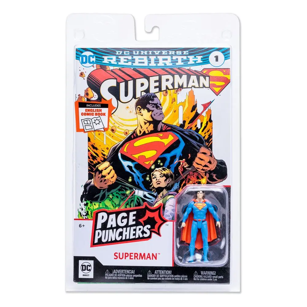 DC Page Punchers Actionfigur & Comic Superman (Rebirth) 8 cm termékfotó