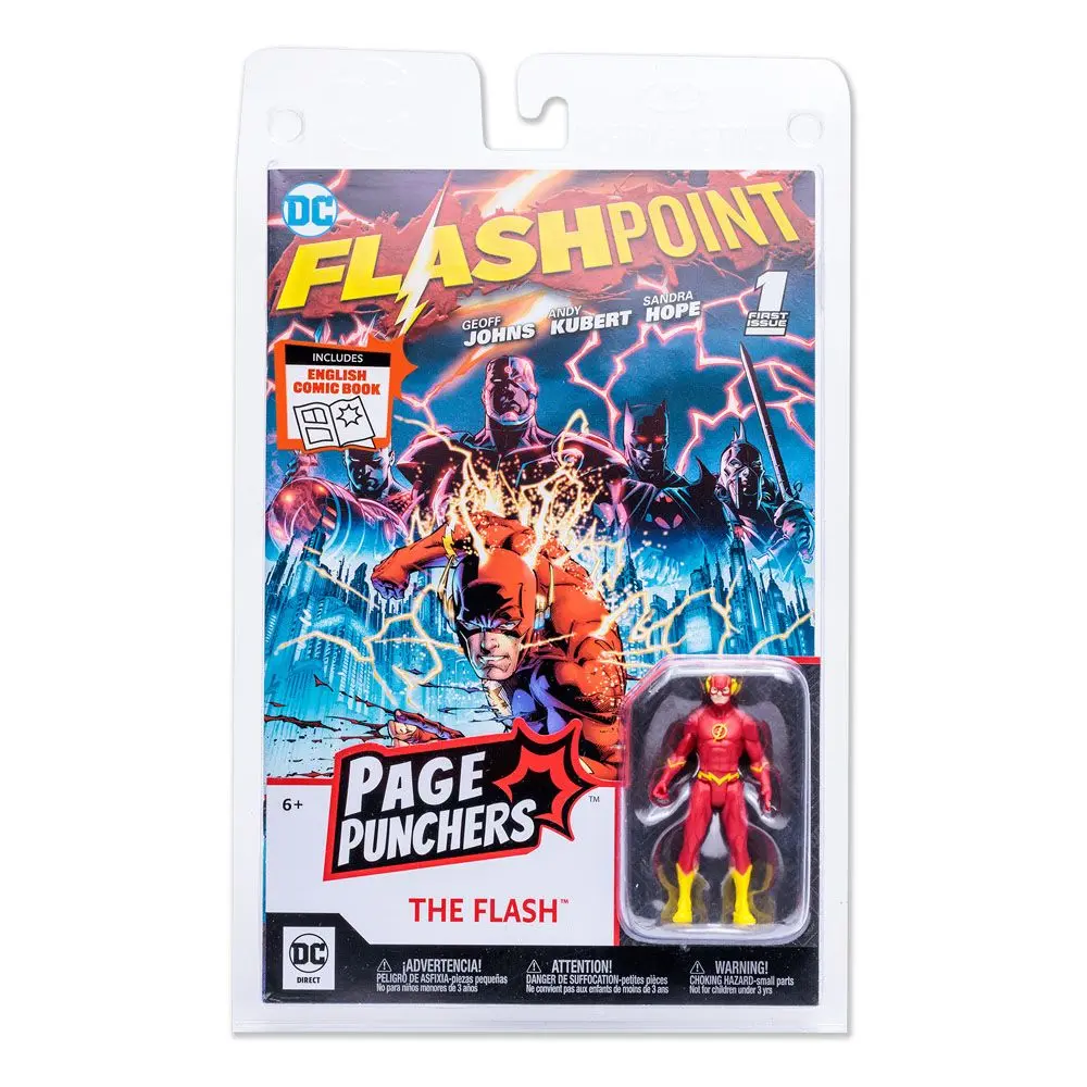 DC Page Punchers Actionfigur & Comic The Flash (Flashpoint) 8 cm termékfotó