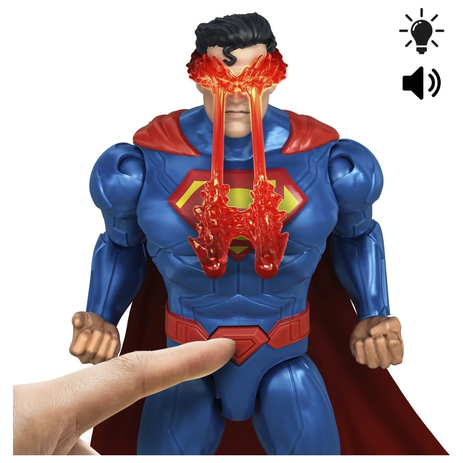 DC Premier Action-Figur mit Sound & Light Heat Vision Superman 16 cm Produktfoto