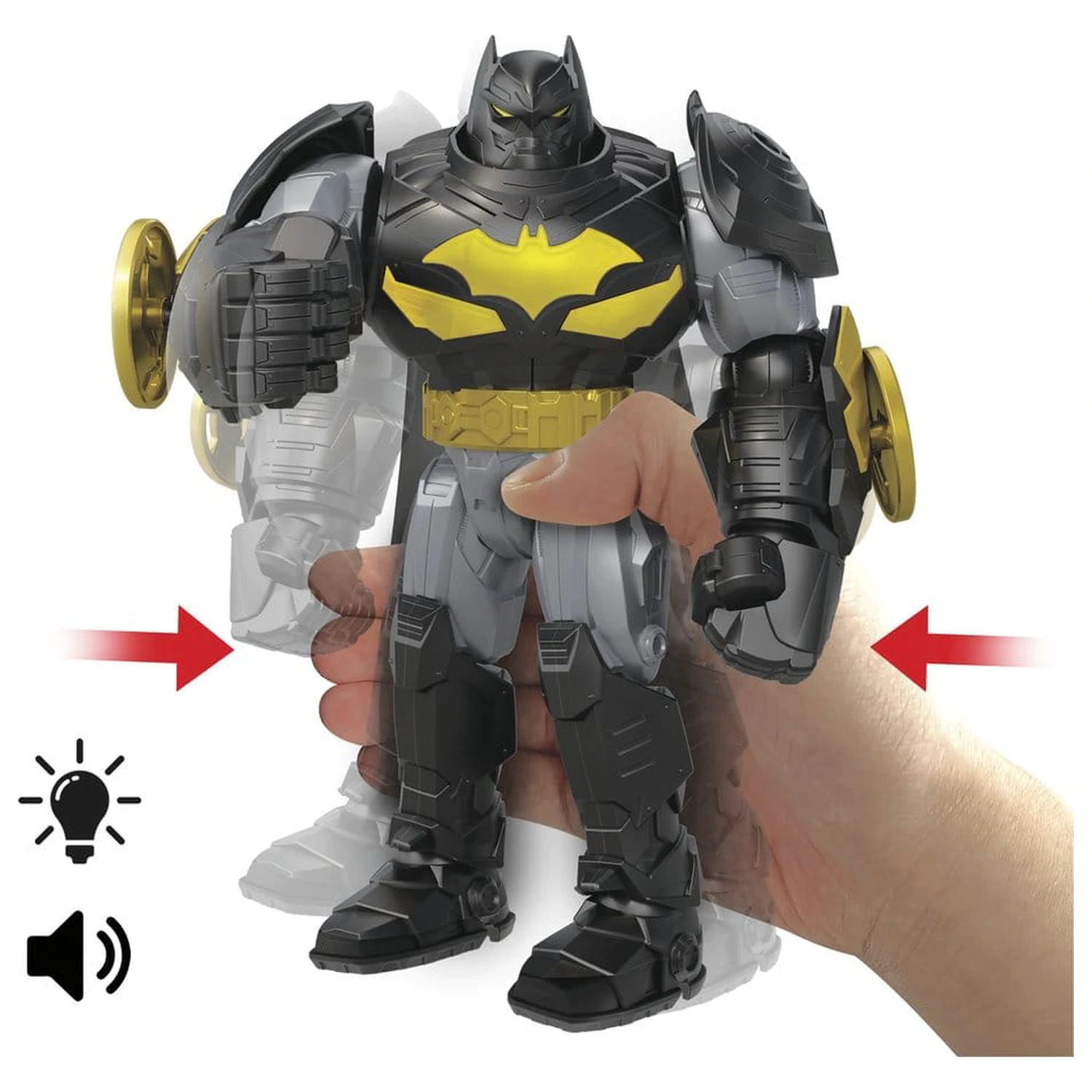 DC Premier Actionfigur mit Sound & Light Mecha Suit Batman 18 cm Produktfoto