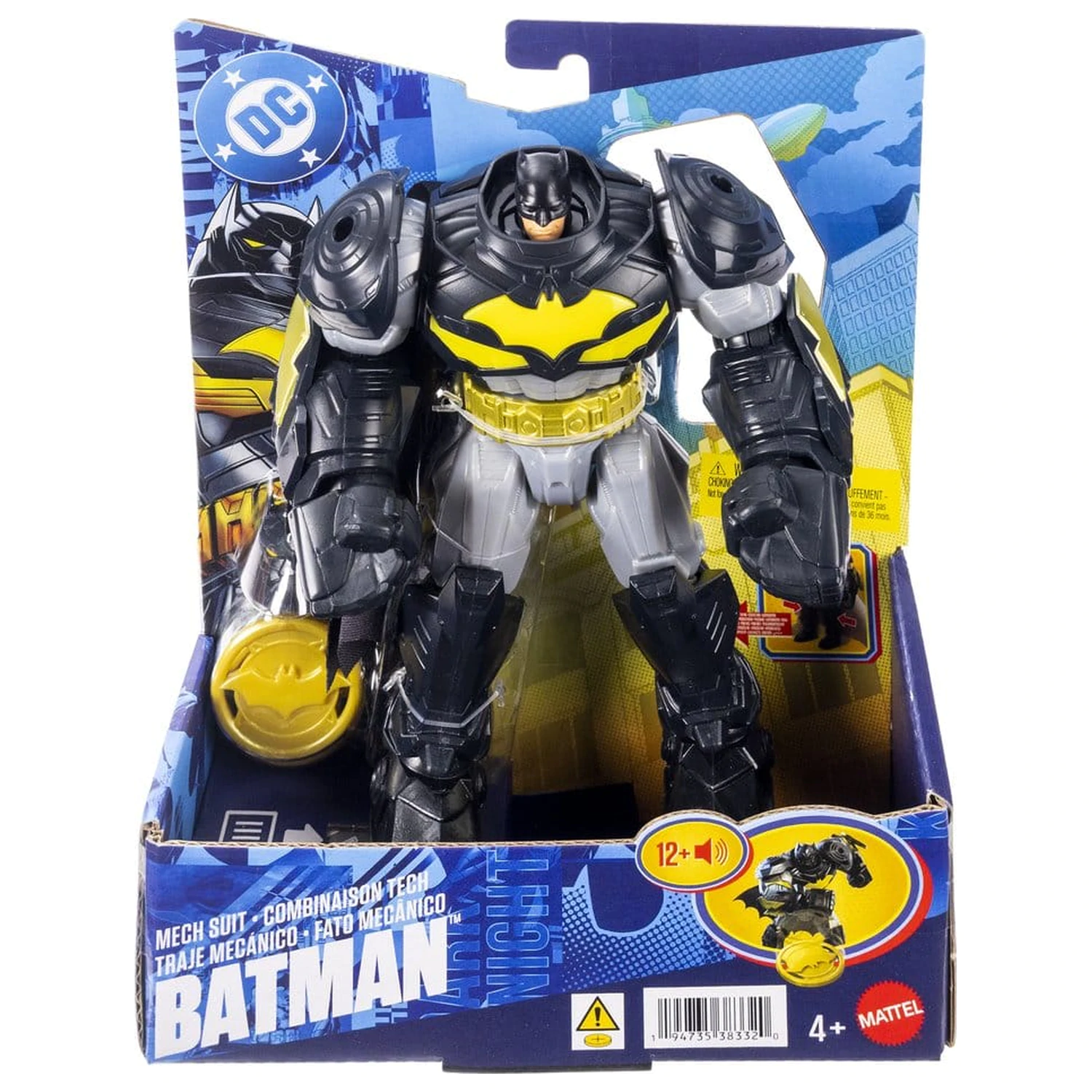 DC Premier Actionfigur mit Sound & Light Mecha Suit Batman 18 cm Produktfoto
