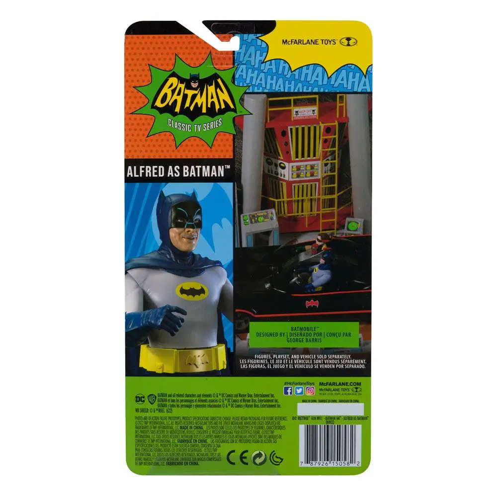 DC Retro Actionfigur Batman 66 Alfred As Batman (NYCC) 15 cm Produktfoto