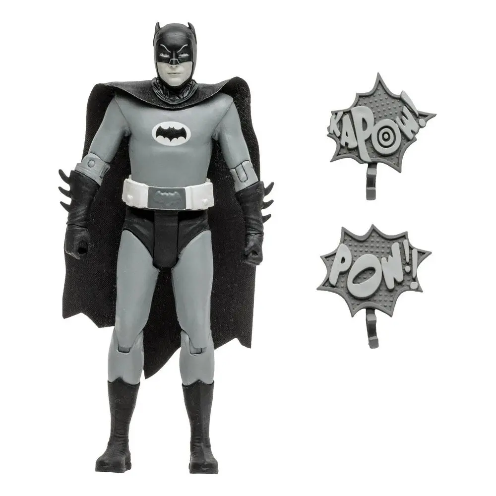 DC Retro Actionfigur Batman 66 Batman (Black & White TV Variant) 15 cm Produktfoto