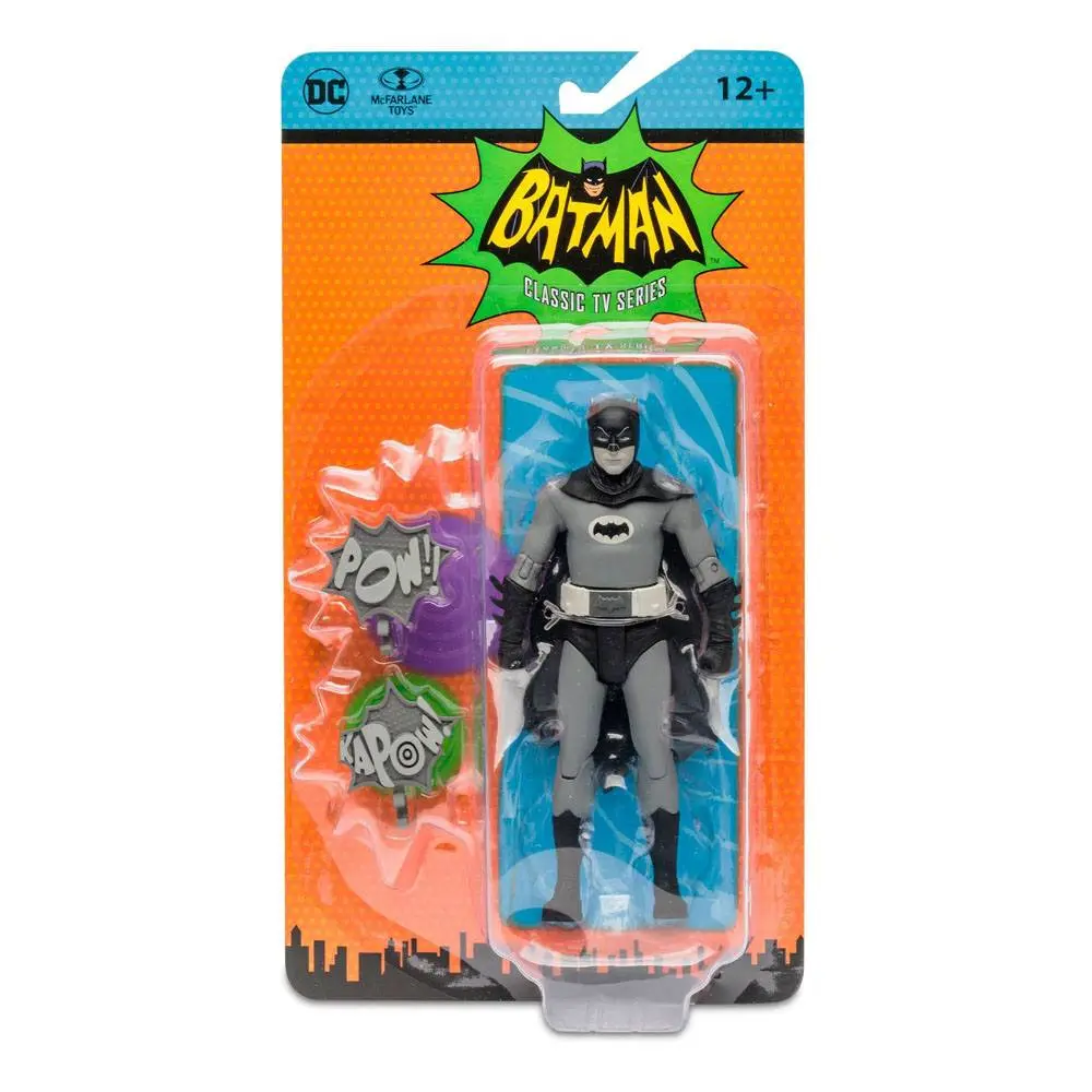 DC Retro Actionfigur Batman 66 Batman (Black & White TV Variant) 15 cm Produktfoto