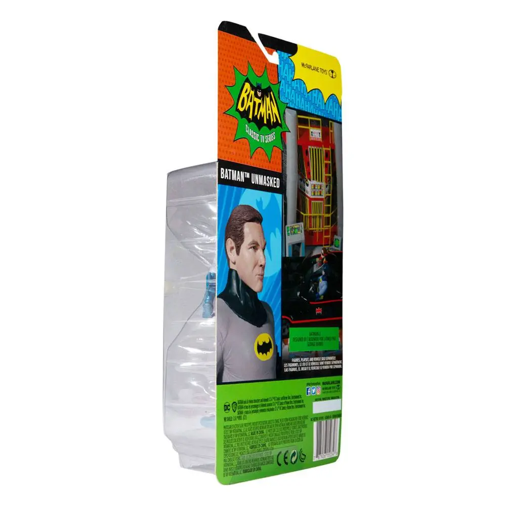 DC Retro Actionfigur Batman 66 Batman Unmasked 15 cm Produktfoto