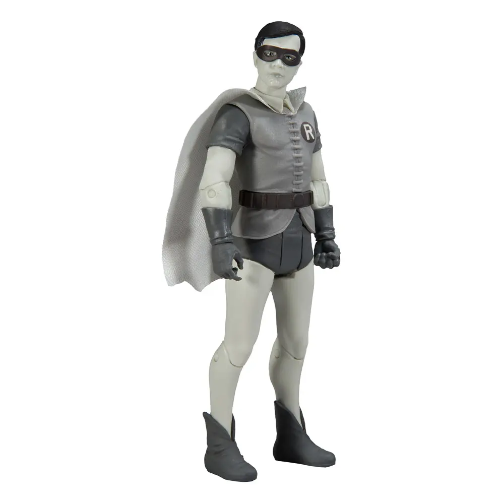 DC Retro Actionfigur Batman 66 Robin (Black & White TV Variant) 15 cm Produktfoto