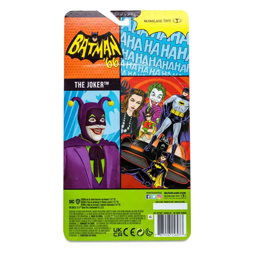 DC Retro Actionfigur Batman 66 The Joker (Comic) 15 cm termékfotó