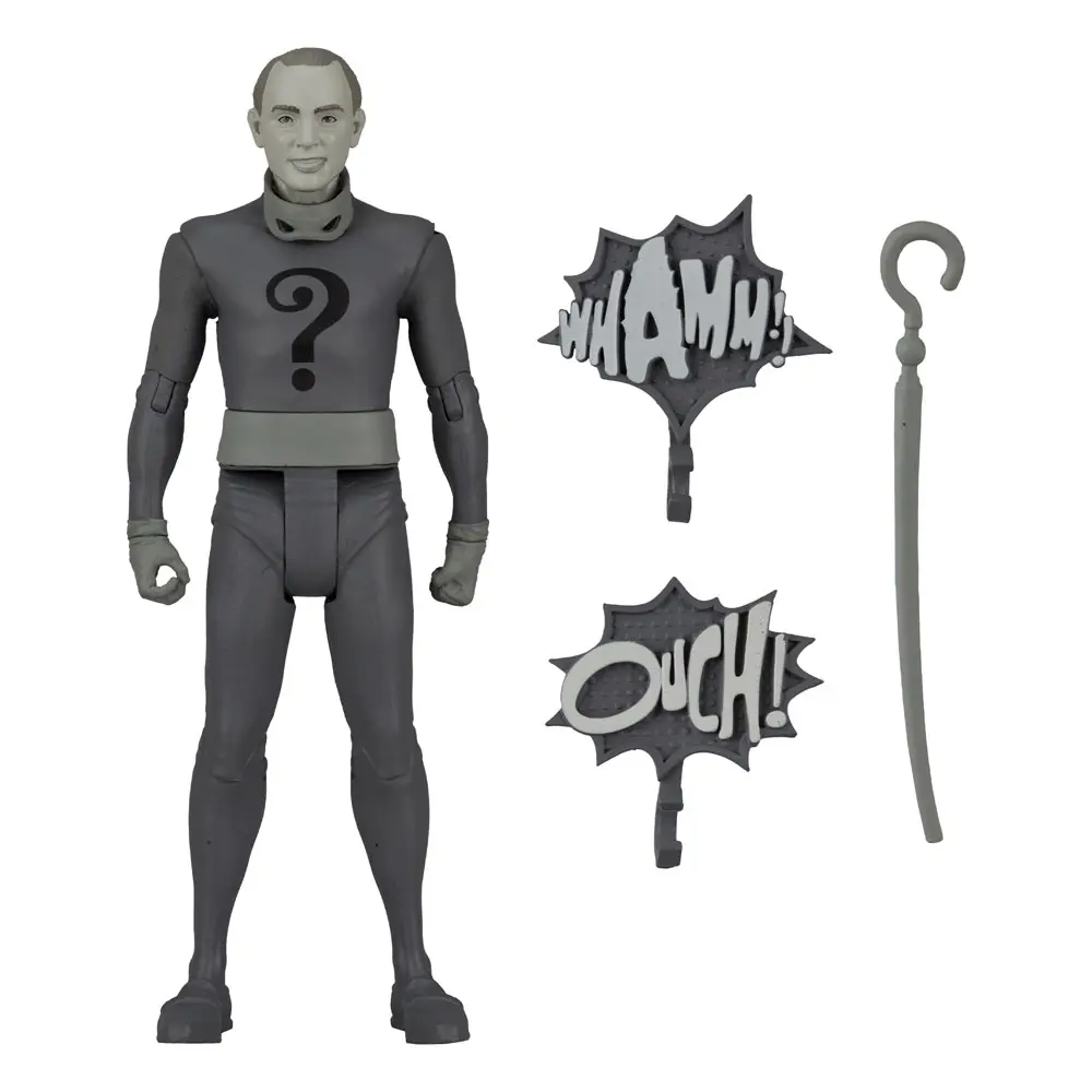 DC Retro Actionfigur Batman 66 The Riddler (Black & White TV Variant) 15 cm termékfotó