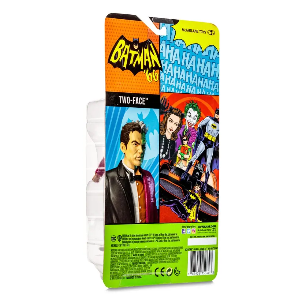 DC Retro Action Figur Batman 66 Two-Face (Comic) 15 cm Produktfoto