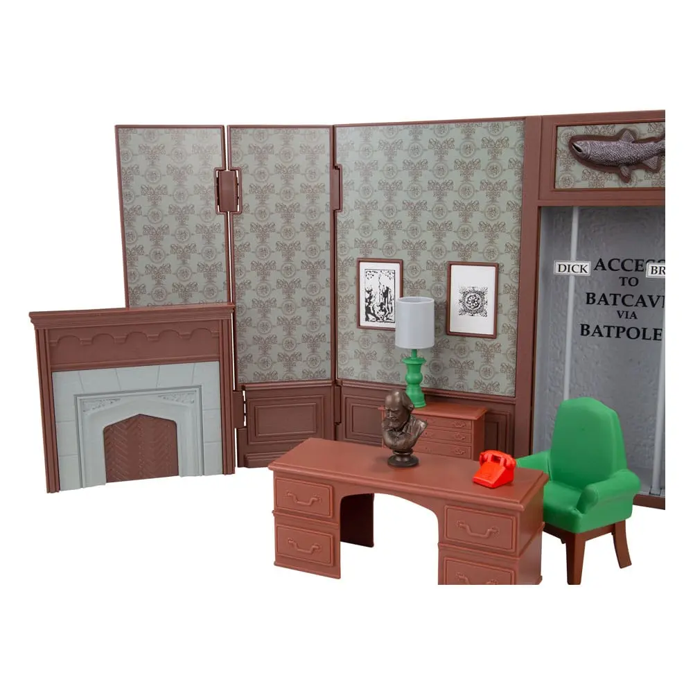 DC Retro Action Figur Batman 66 Wayne Manor Library Produktfoto