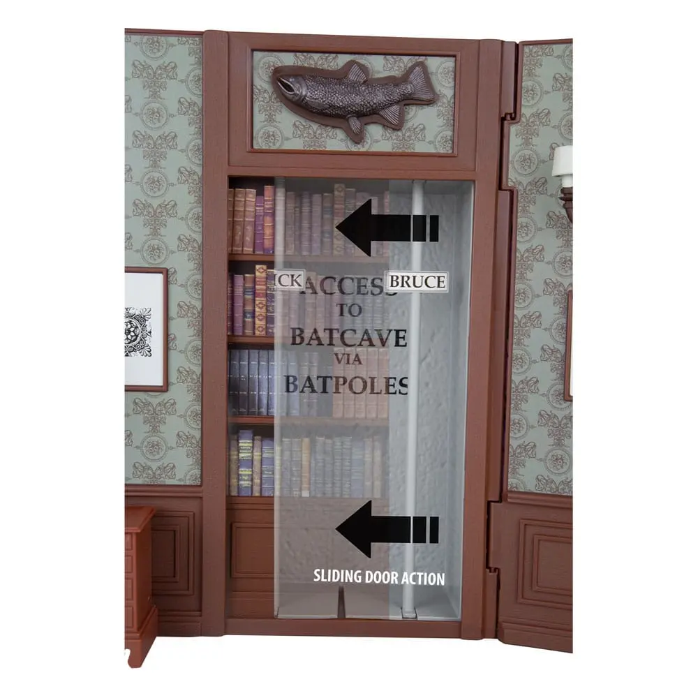 DC Retro Action Figur Batman 66 Wayne Manor Library Produktfoto