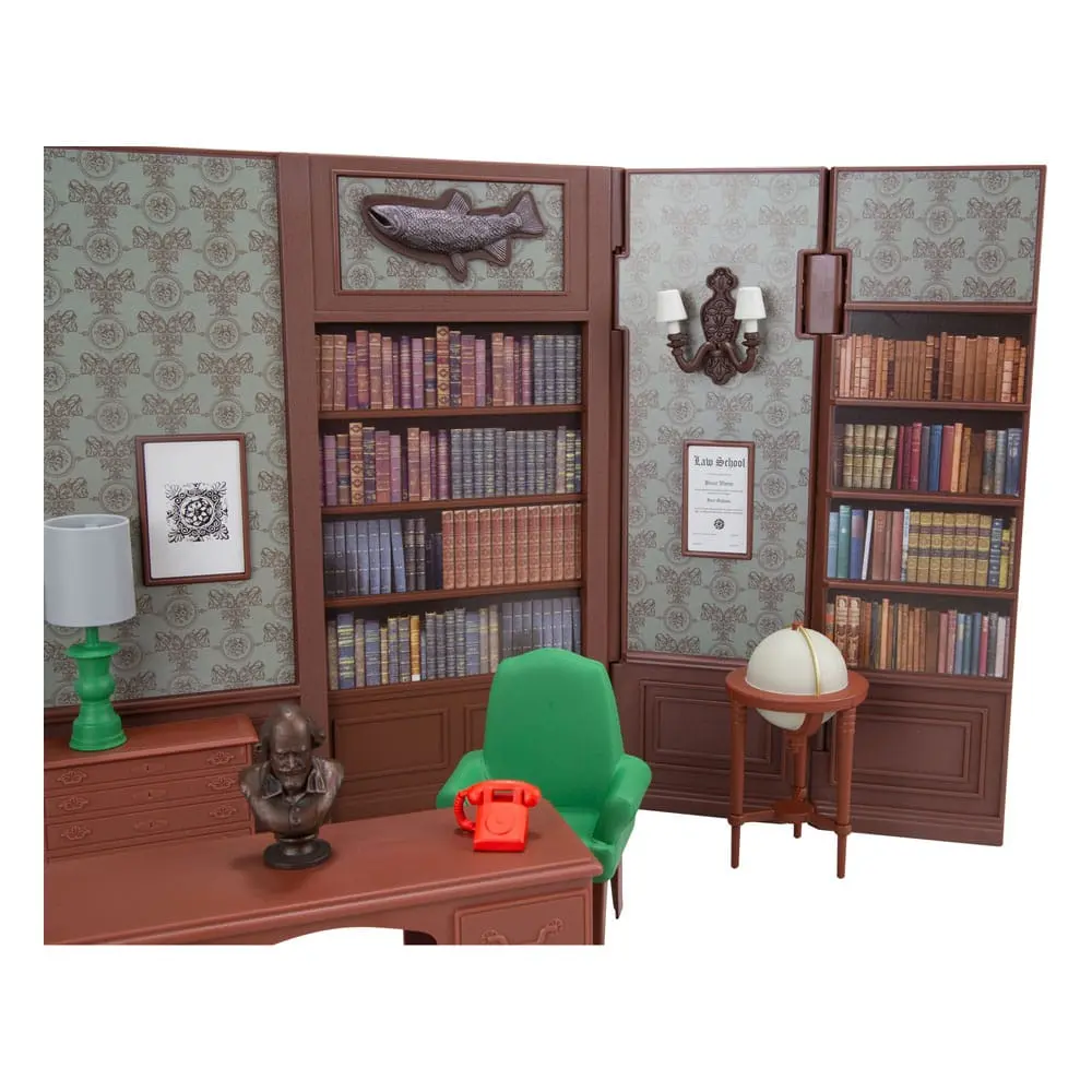 DC Retro Action Figur Batman 66 Wayne Manor Library Produktfoto