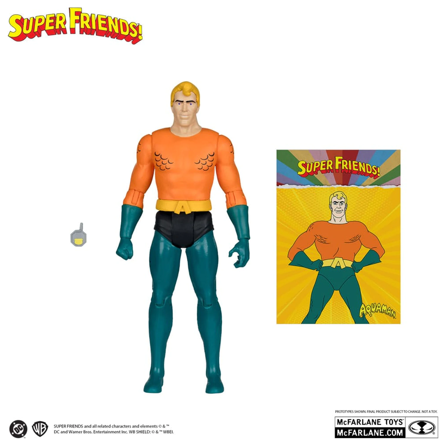 DC Retro Super Friends Actionfigur Aquaman 15 cm Produktfoto