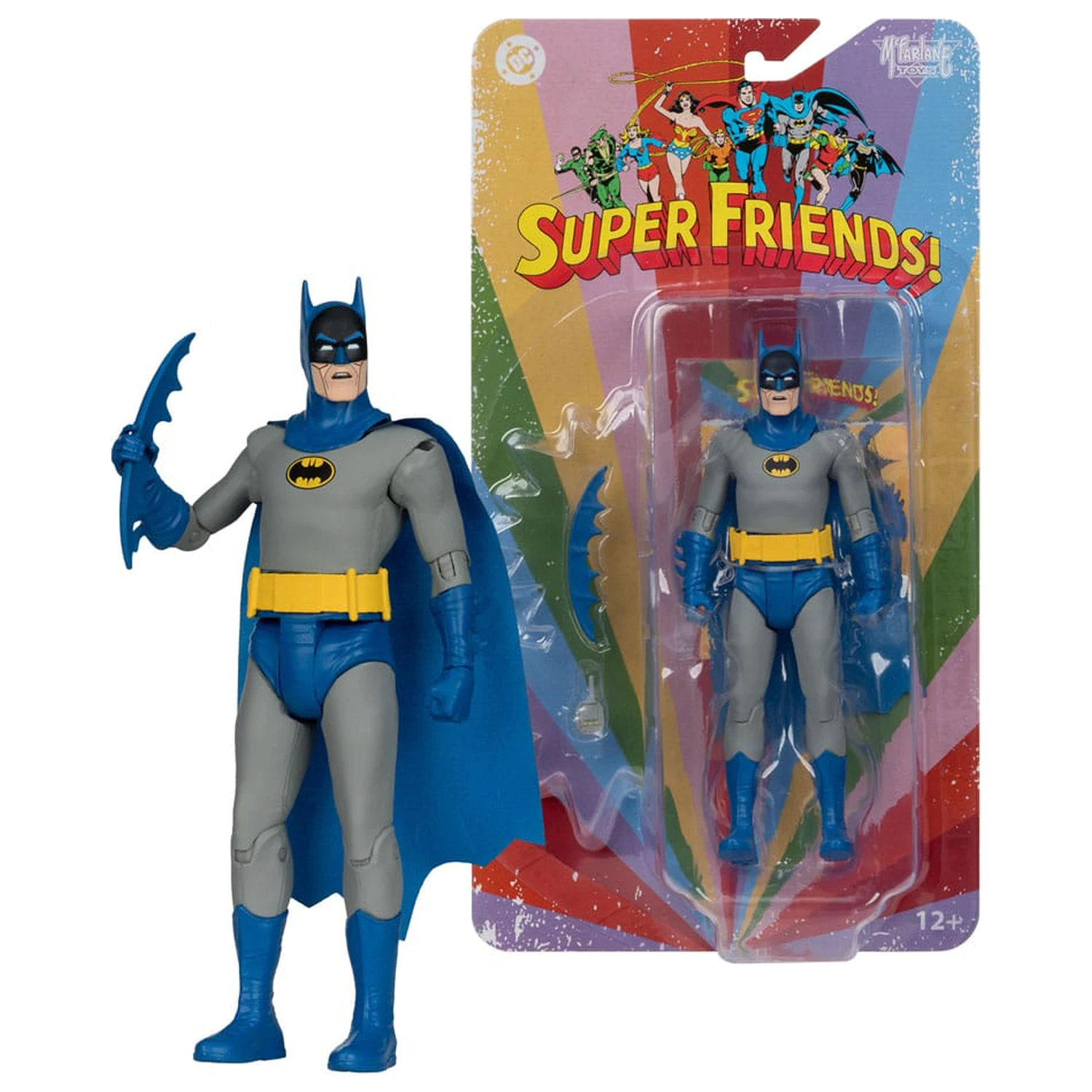DC Retro Super Friends Actionfigur Bizarro Batman 15 cm Produktfoto