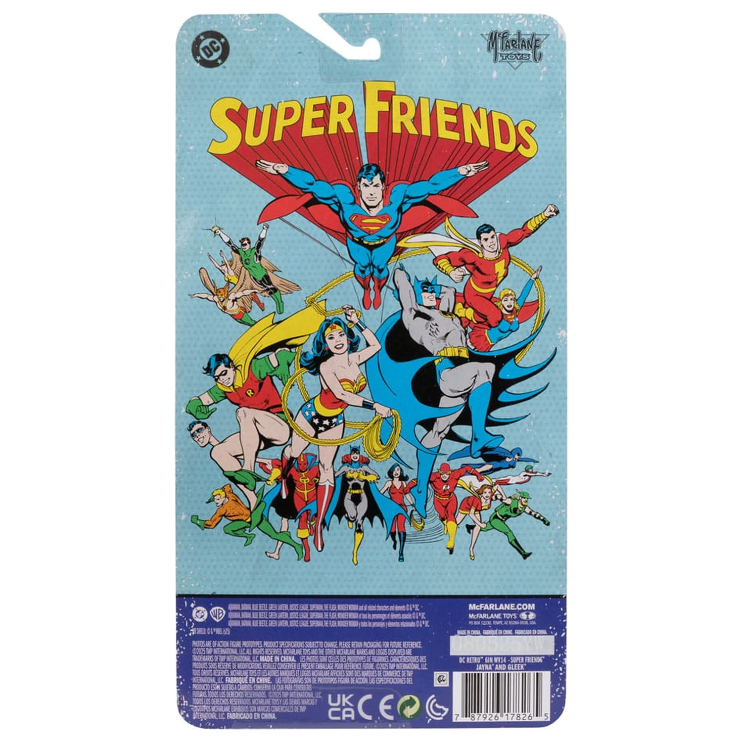 DC Retro Super Friends Actionfigur Jayna & Gleek (Red Platinum Edition) 15 cm Produktfoto