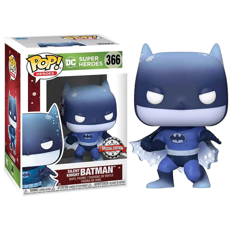 DC Super Heroes POP! Heroes Vinyl Figur Silent Knight Batman Exclusive 9 cm Produktfoto