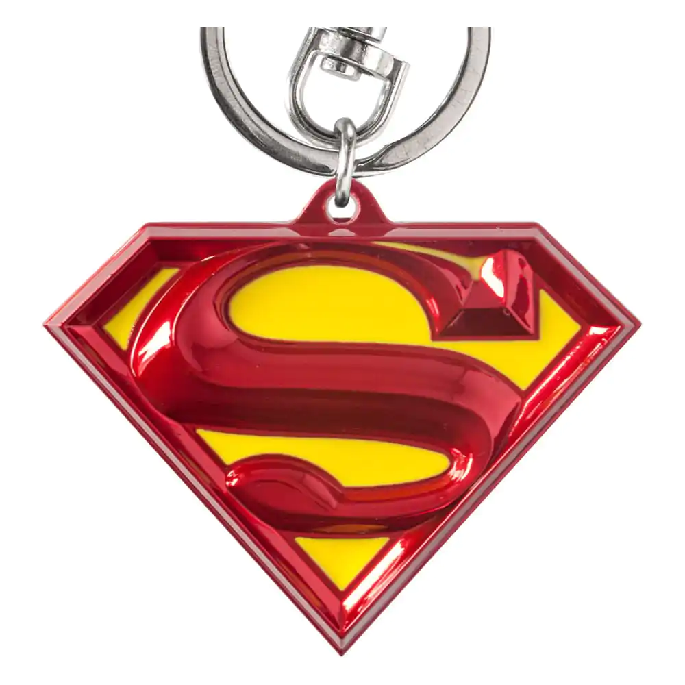 DC Pewter-Schlüsselanhänger Superman Logo coloured Produktfoto