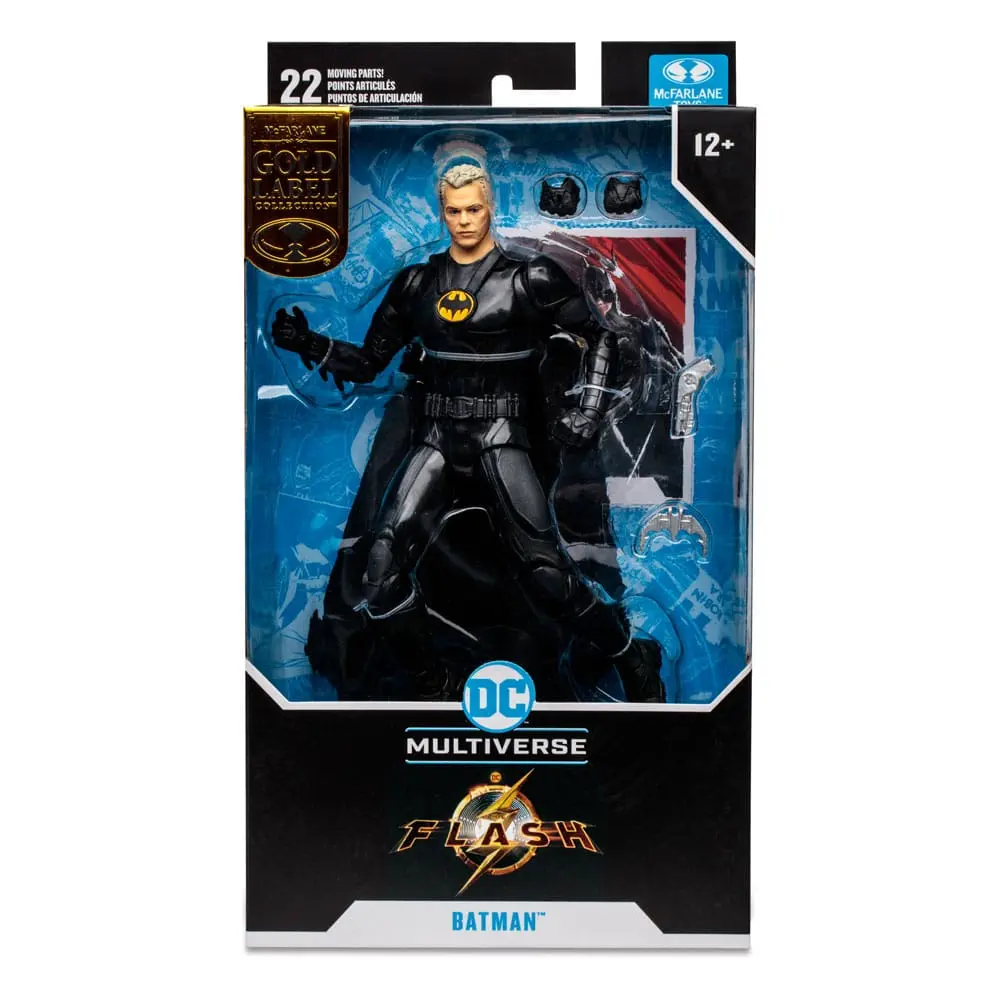 DC The Flash Movie Action Figur Batman Multiverse Unmasked (Gold Label) 18 cm Produktfoto