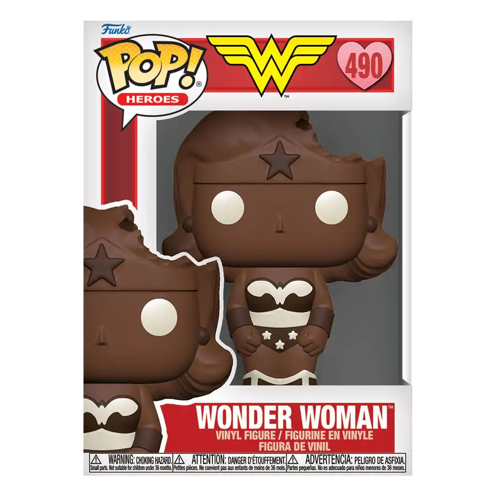 DC Valentines POP! Heroes Vinyl Figur Wonder Woman (Val Choc) 9 cm termékfotó
