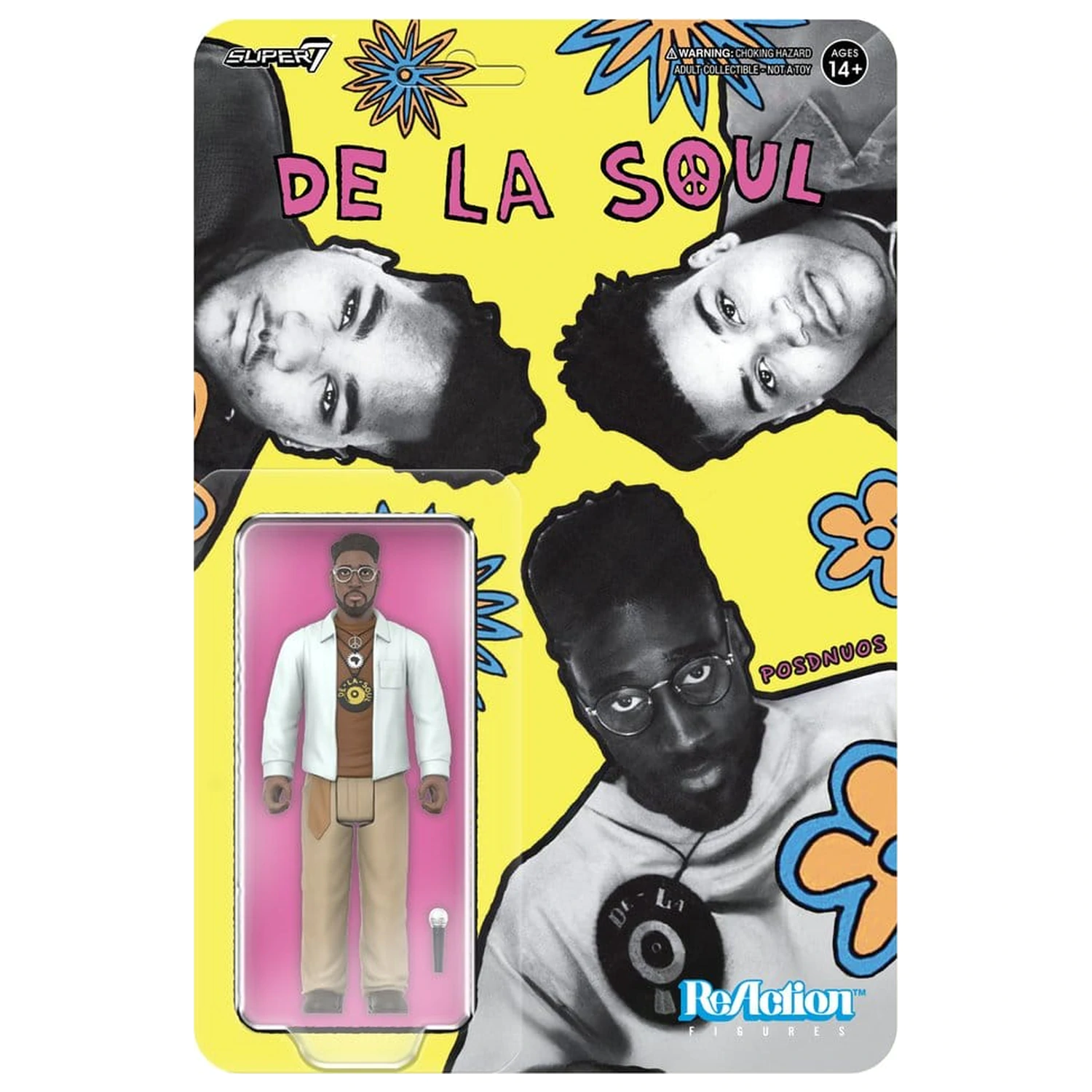 De La Soul ReAction Action-Figur Welle 01 Kelvin "Posdnuos" Mercer (Me, Myself & I) Produktfoto