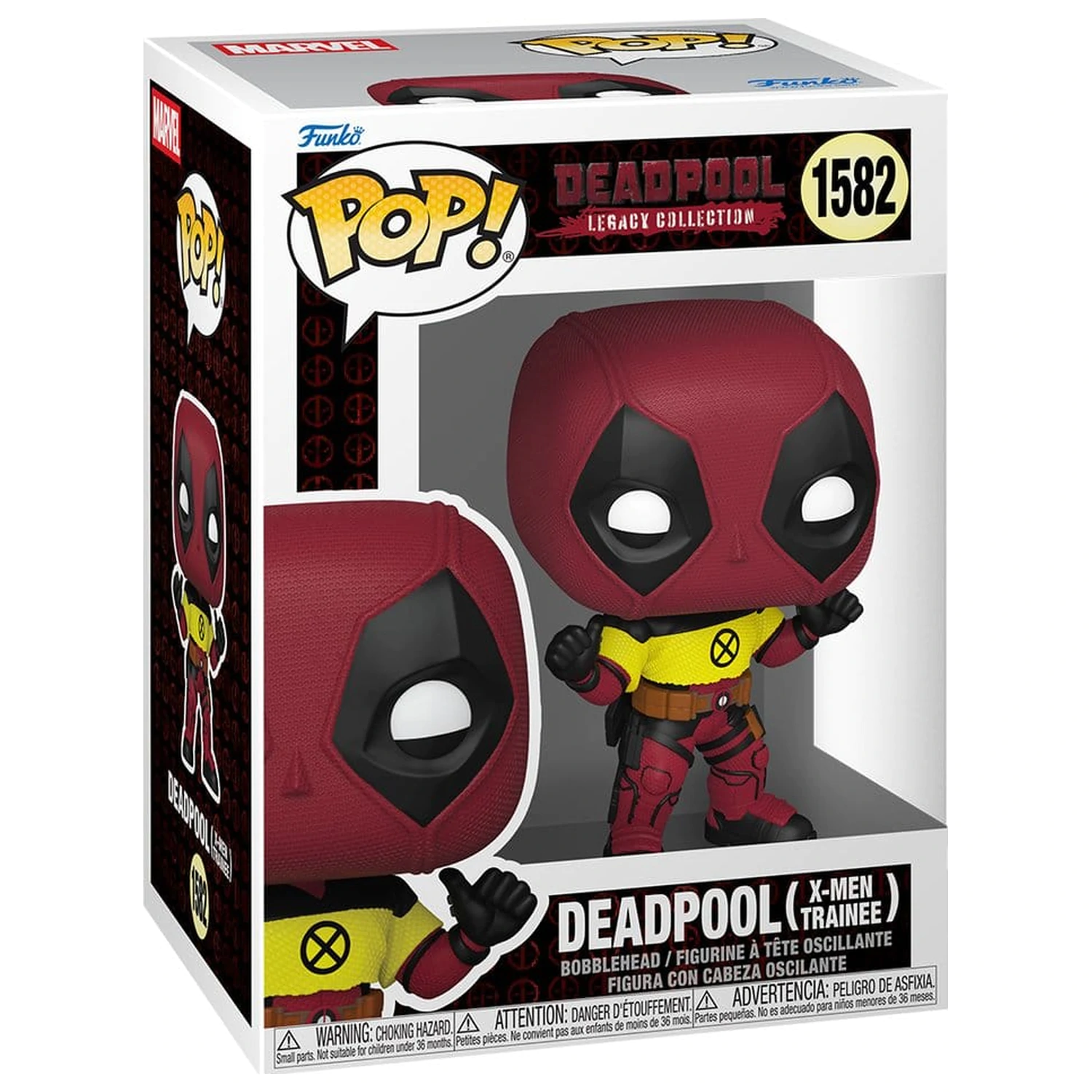 Deadpool 2 Funko POP! Vinyl Figur Deadpool with X-Men Shirt 9 cm Produktfoto