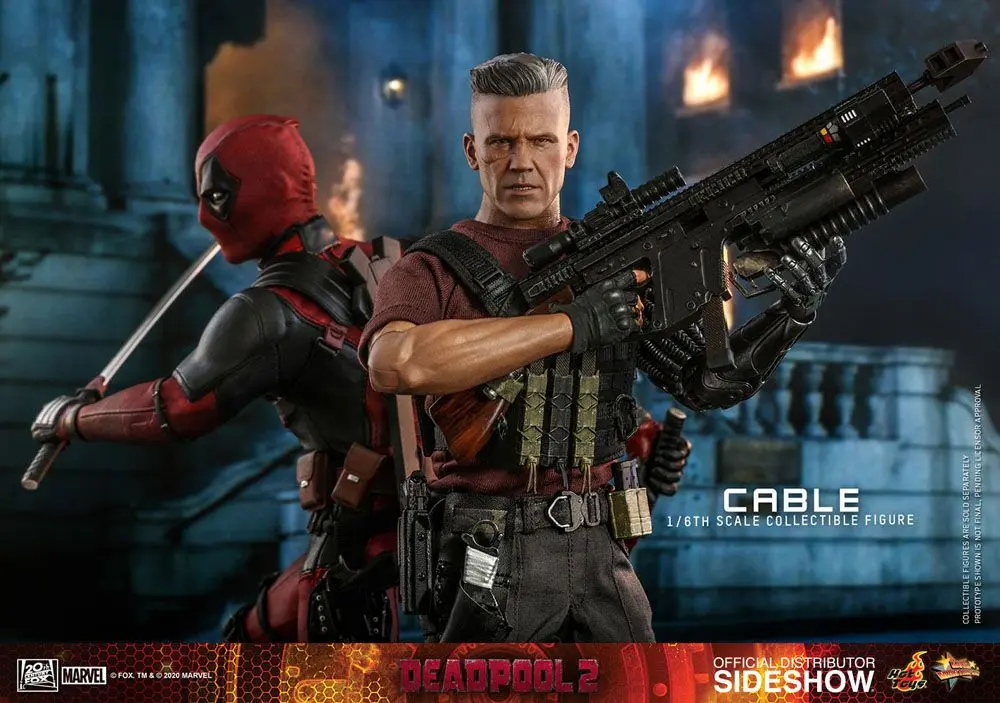 Deadpool 2 Movie Masterpiece Actionfigur 1/6 Cable 30 cm termékfotó