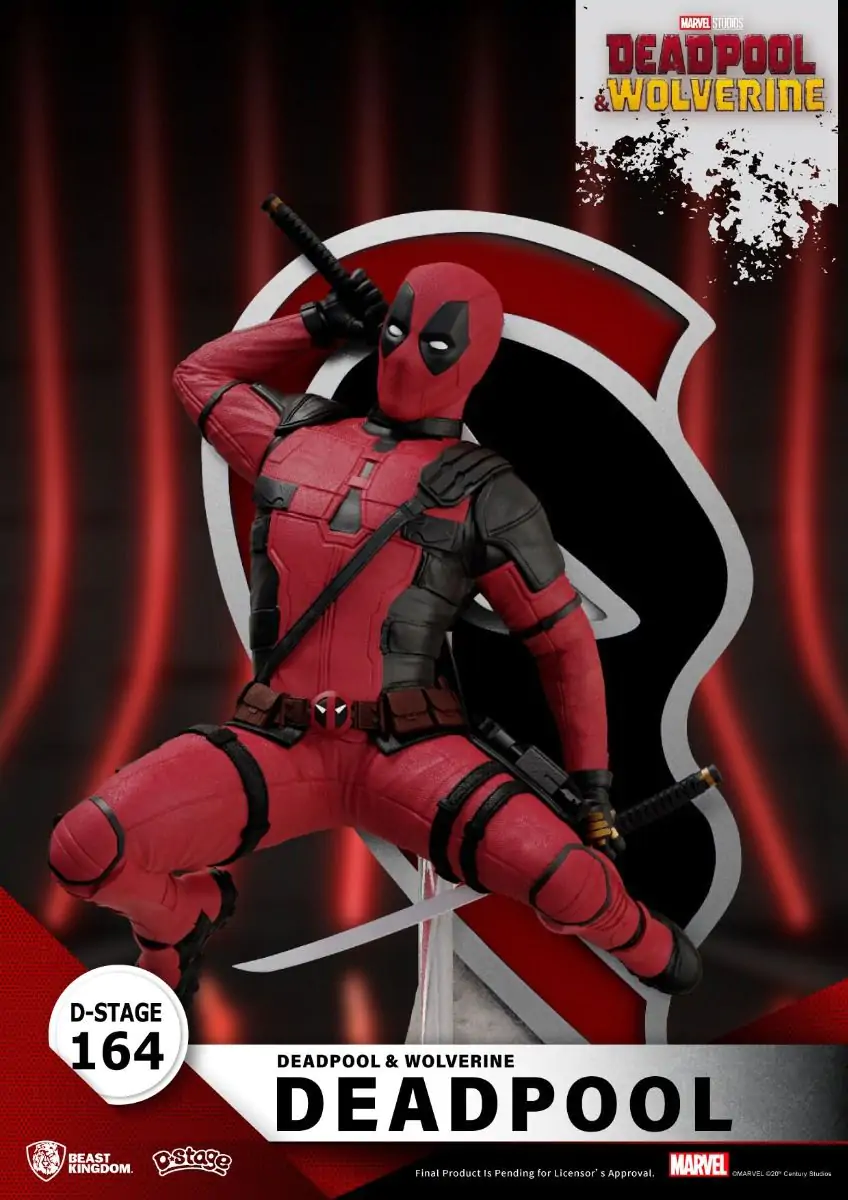 Deadpool 3 D-Stage PVC Diorama Deadpool 16 cm Produktfoto