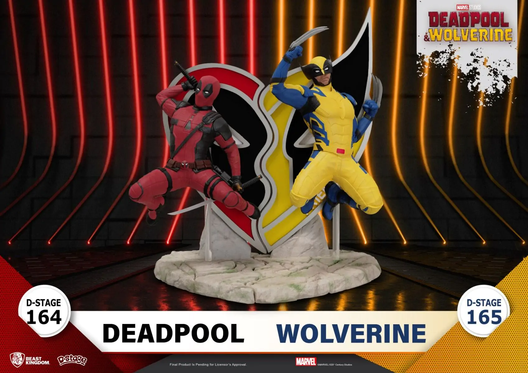 Deadpool 3 D-Stage PVC Diorama Wolverine 16 cm Produktfoto