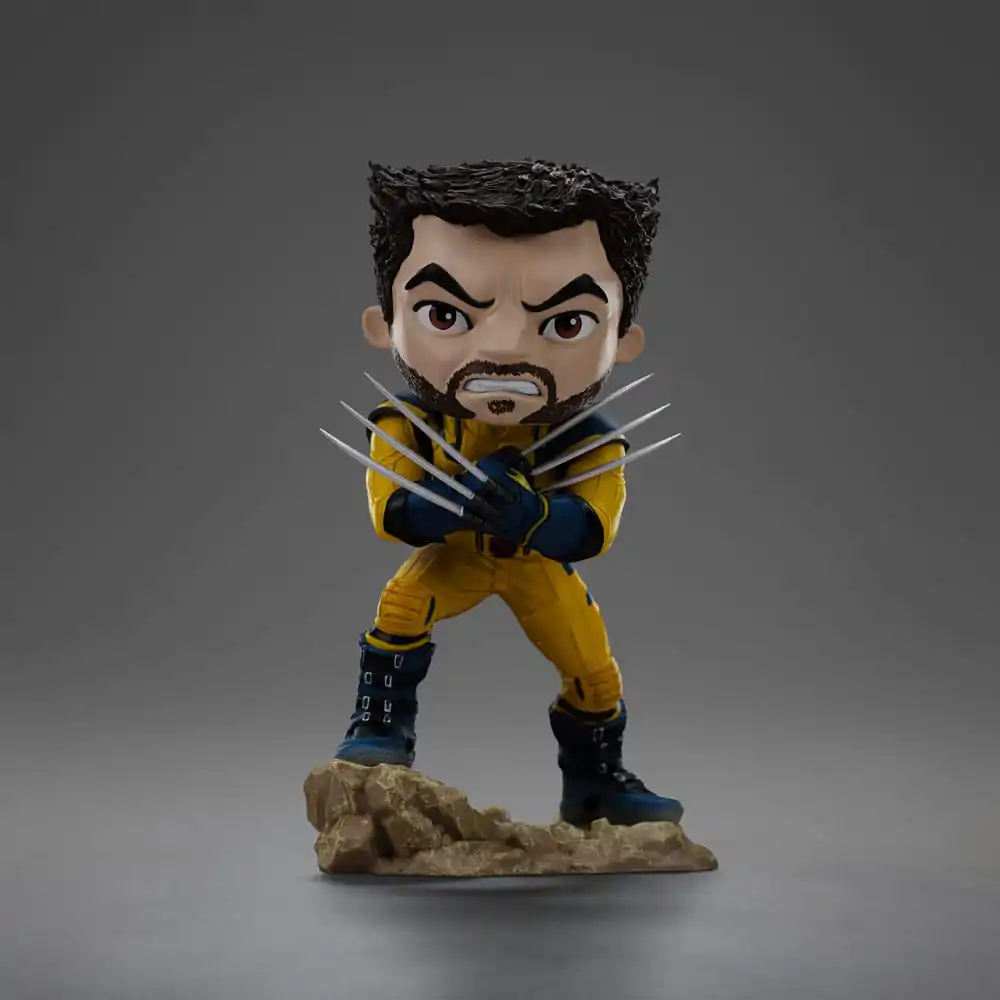 Deadpool & Wolverine Mini Co. PVC Figur Deadpool and Wolverine Set Unmasked 14 cm Produktfoto