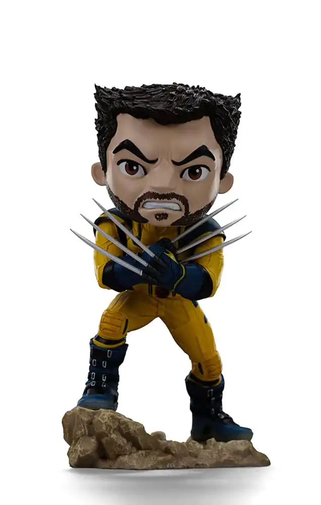 Deadpool & Wolverine Mini Co. PVC Figur Deadpool and Wolverine Set Unmasked 14 cm Produktfoto