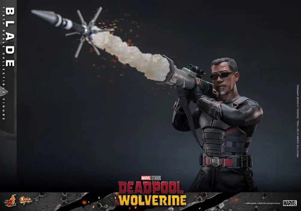 Deadpool & Wolverine Movie Masterpiece Actionfigur 1/6 Blade 30 cm Produktfoto