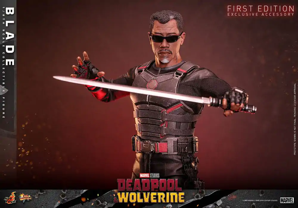 Deadpool & Wolverine Movie Masterpiece Actionfigur 1/6 Blade 30 cm Produktfoto