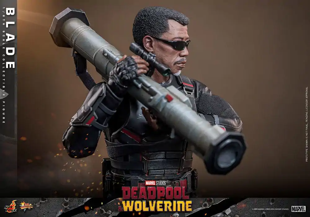 Deadpool & Wolverine Movie Masterpiece Actionfigur 1/6 Blade 30 cm Produktfoto