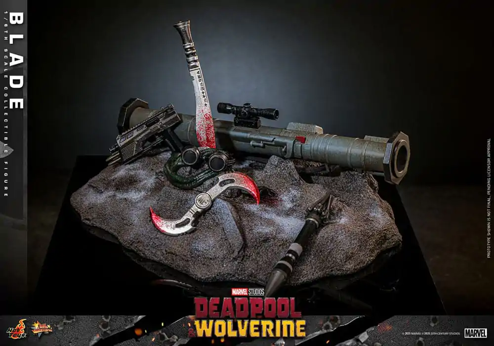 Deadpool & Wolverine Movie Masterpiece Actionfigur 1/6 Blade 30 cm Produktfoto