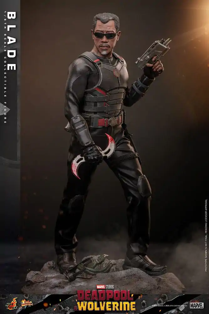 Deadpool & Wolverine Movie Masterpiece Actionfigur 1/6 Blade 30 cm Produktfoto