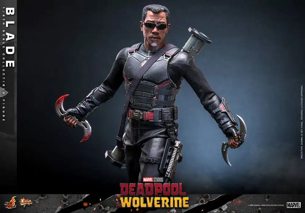 Deadpool & Wolverine Movie Masterpiece Actionfigur 1/6 Blade 30 cm Produktfoto