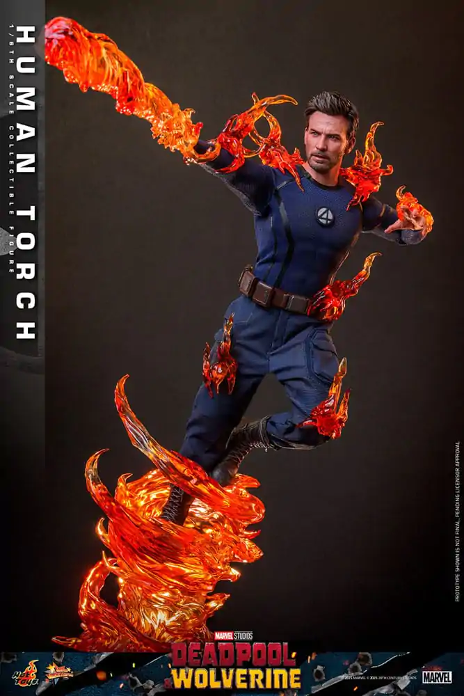 Deadpool & Wolverine Movie Masterpiece Actionfigur 1/6 Human Torch 31 cm Produktfoto