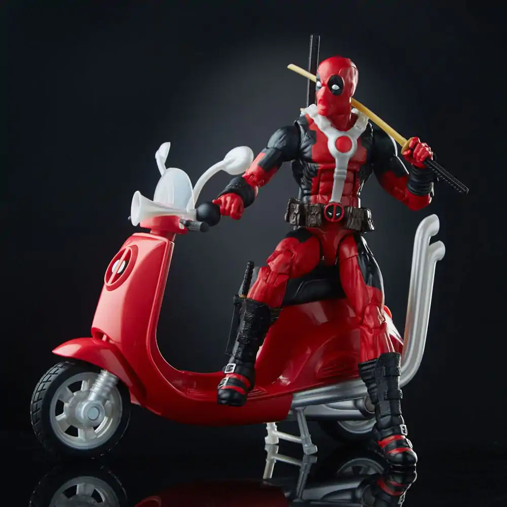Deadpool Corps Marvel Legends Fahrzeug mit Figur Deadpool with Scooter 15 cm Produktfoto