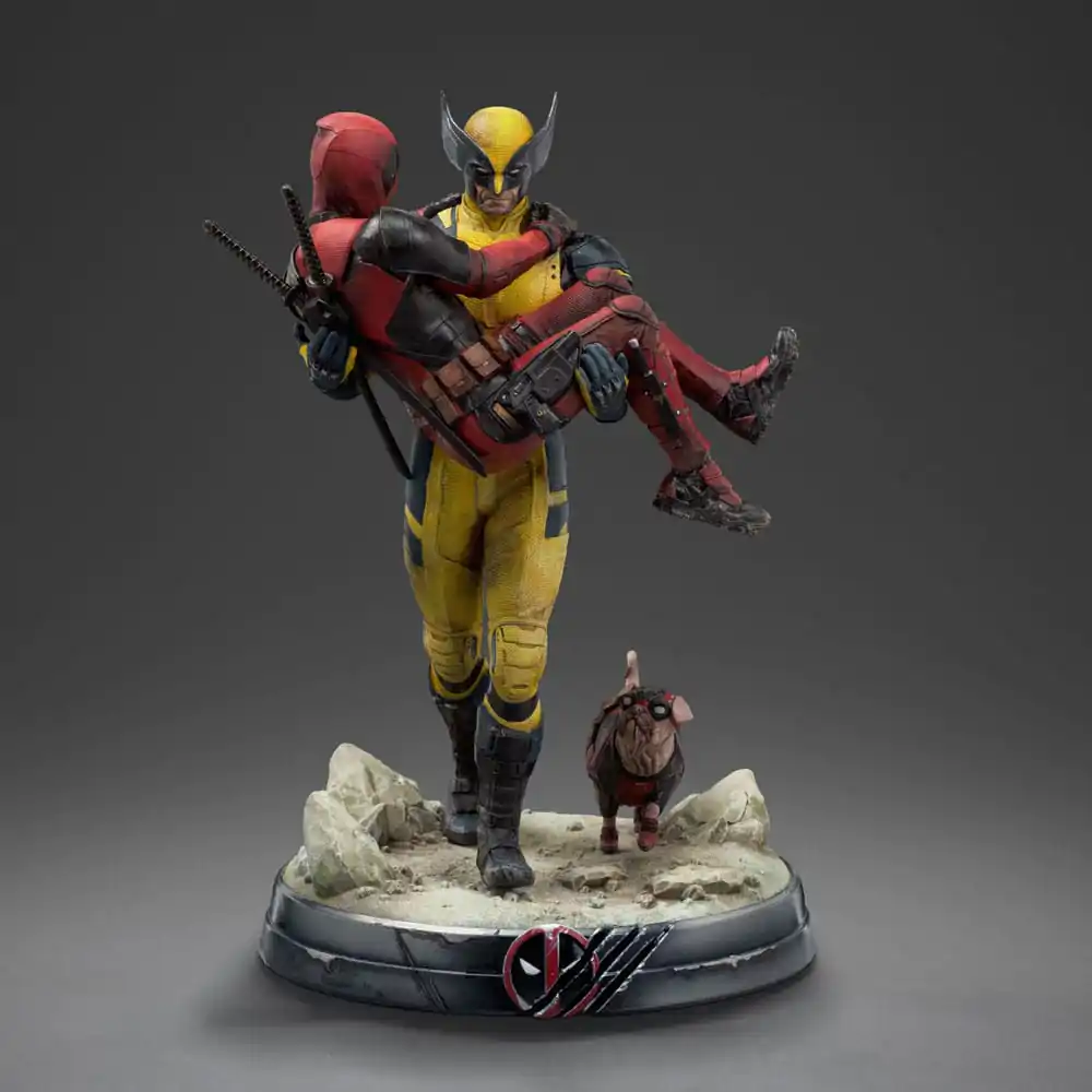 Deadpool Deluxe Art Scale Statue 1/10 Deadpool & Wolverine 21 cm termékfotó