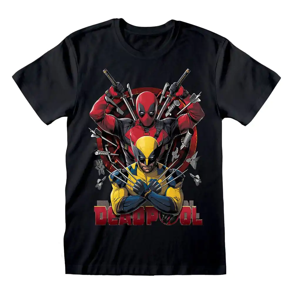 Deadpool T-Shirt Deadpool & Wolverine Weapons Produktfoto