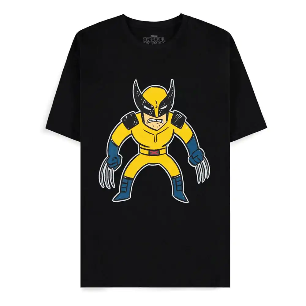 Deadpool T-Shirt Wolverine Kids Drawing Produktfoto