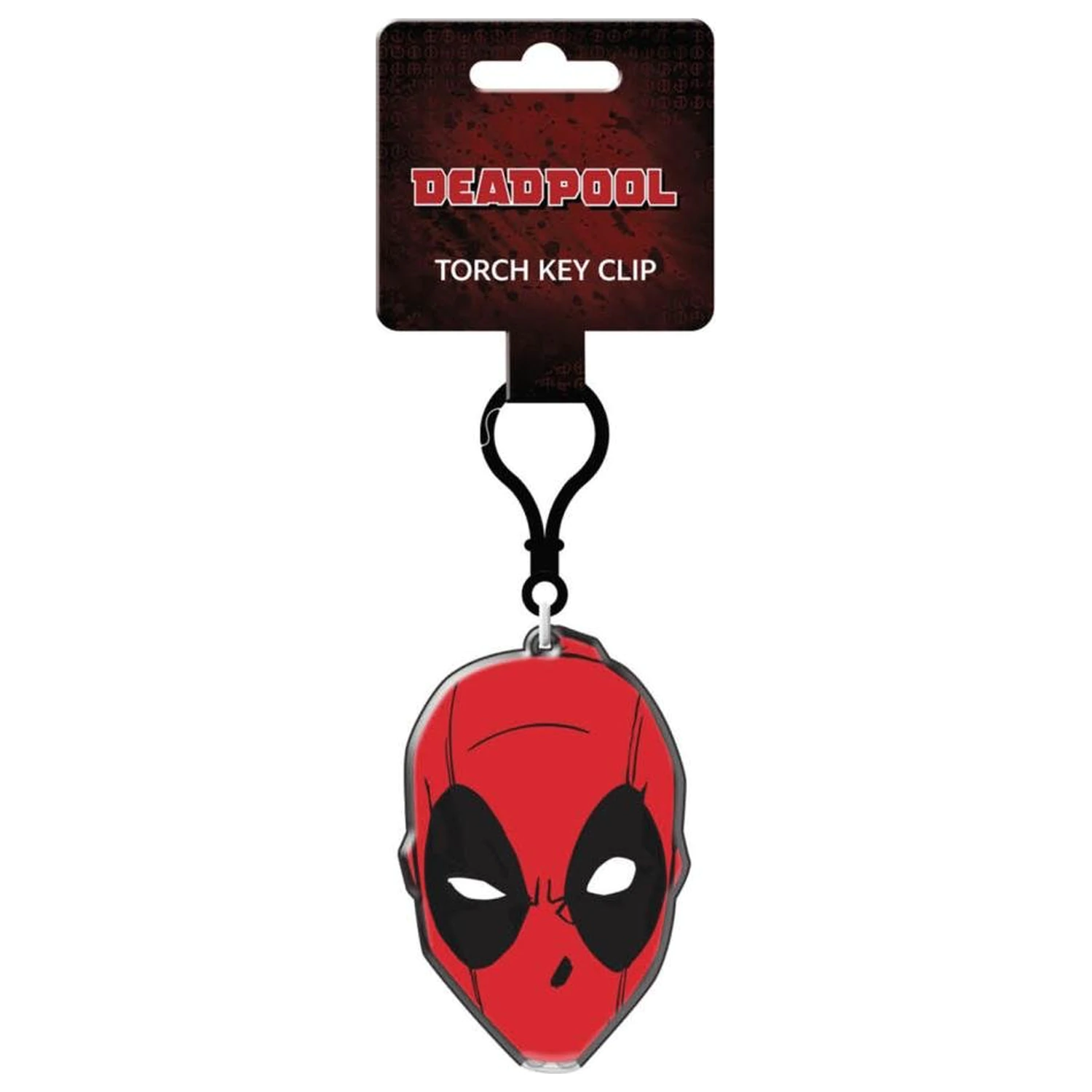 Deadpool Taschenlampen Schlüsselanhänger Produktfoto