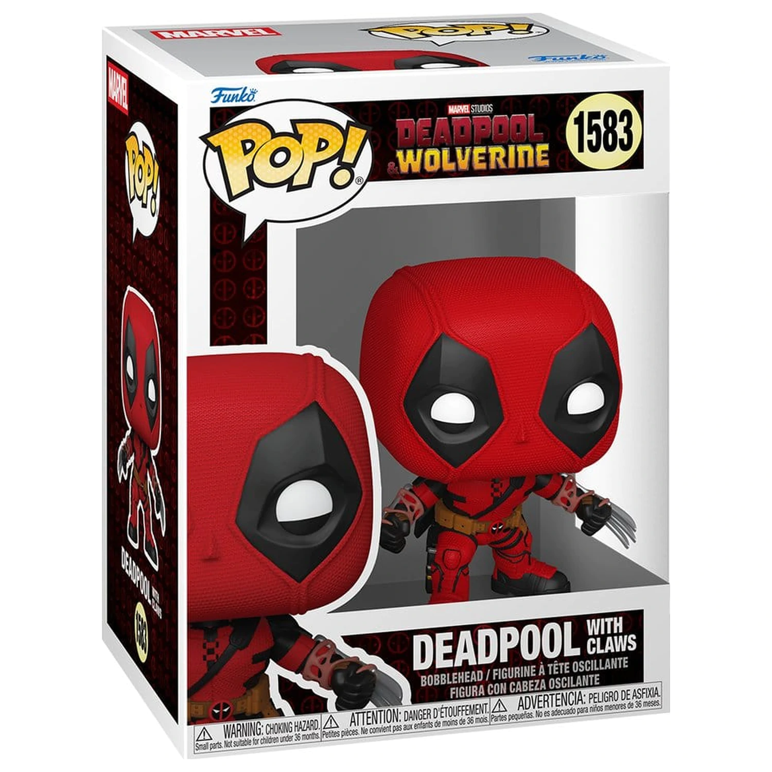 Deadpool & Wolverine Funko POP! Vinyl Figur Deadpool with Claws 9 cm Produktfoto