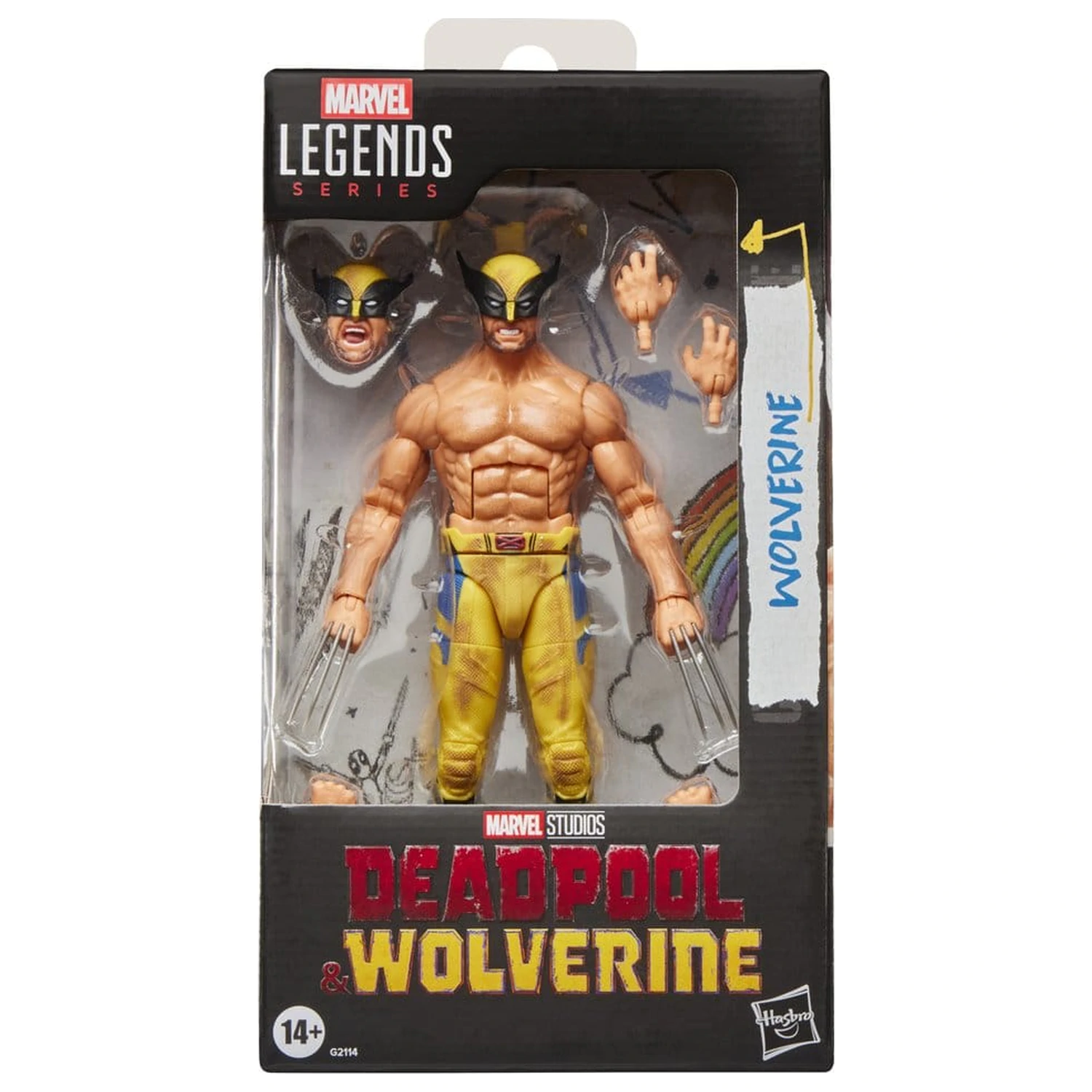 Deadpool & Wolverine Marvel Legends Actionfigur Wolverine 15 cm Produktfoto
